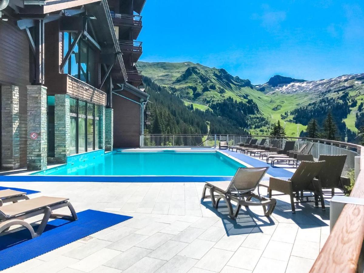 Appartement Premium En Pleine Nature A Flaine, 8 A 10 Personnes - Piscine Exterieure Chauffee, Jacuzzi, Sauna, Hammam Et Salle De Sport Eksteriør billede